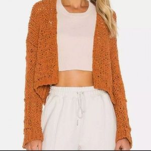 Free People Daiquiri Cardigan Ginger Muse - never worn!